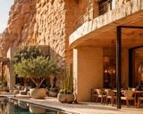 Modern resort architecture reference image