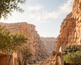 Natural canyon landscape reference image